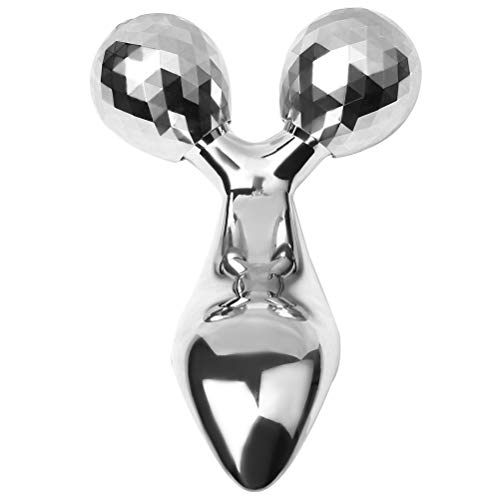 Nuosen 3D masajeador de rostro, adelgazamiento corporal rodillos de rostro esculpir más firme, apretar la piel, herramienta de cuidado de la piel para levantar la cara y el cuerpo, antiarrugas