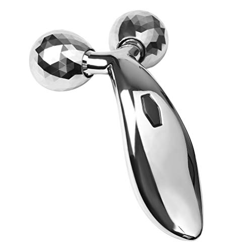 Nuosen 3D masajeador de rostro, adelgazamiento corporal rodillos de rostro esculpir más firme, apretar la piel, herramienta de cuidado de la piel para levantar la cara y el cuerpo, antiarrugas