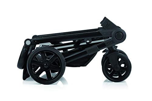 Nurse City Convert + Click Silla de Paseo con Hamaca Convertible en Capazo + Portabebé, Uso desde el Recién Nacido, Color Gris Mix