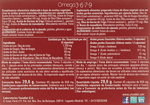 Nutriox Omega 3-6-7-9 - 45 Cápsulas