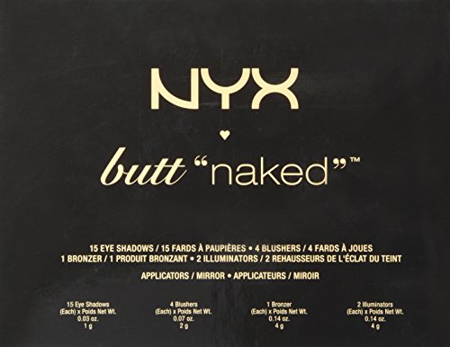 NYX Butt Naked Eyes paleta 1.23 oz.