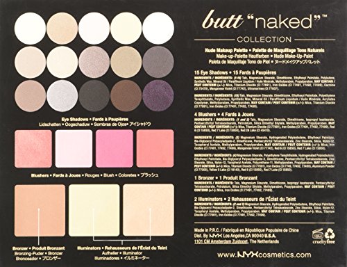 NYX Butt Naked Eyes paleta 1.23 oz.