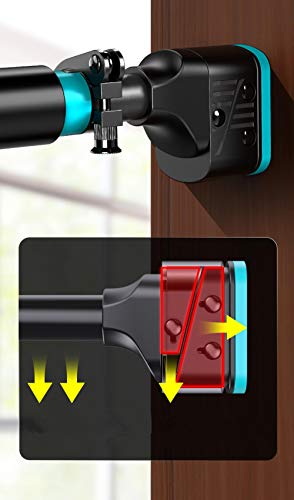 N/Z Barra de dominadas Barra de Barbilla con Mecanismo de Bloqueo Capacidad Ajustable 400 kg Trabajo Pesado Gimnasio Ejercicio Fitness Hogar Sin instalación de tornillos-75-95