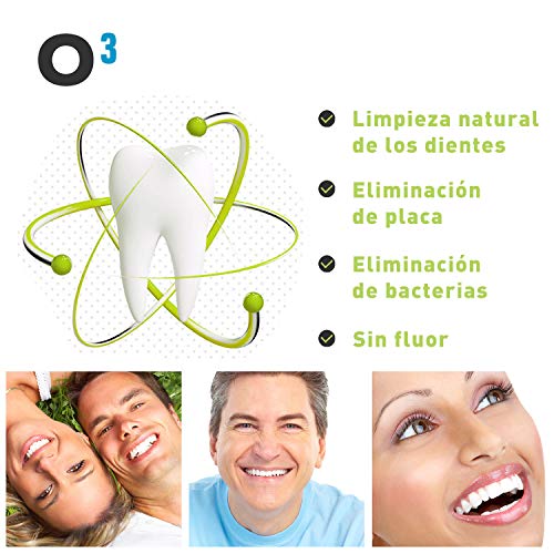 O³ Carbon Activado Dientes – Polvo Blanqueador Dental De Coco 100% Natural – Dientes Blancos Con Polvo De Carbon Activo - Blanqueador De Dientes