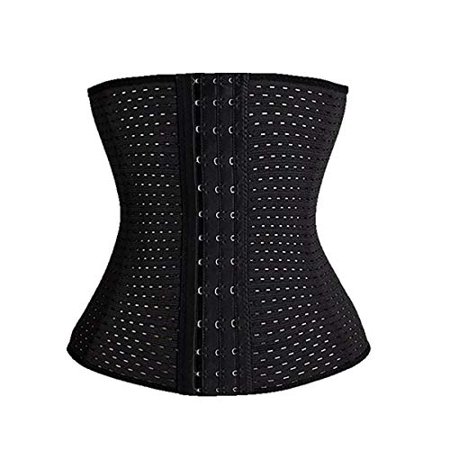 O³ Corset Reductor Adelgazante Mujer – Tallas S – XXXL | Fajas Reductoras Adelgazantes para Body Mujer Lola Pink– Fajas Colombianas Cómodas y Ligeras – Negro XXXL/46
