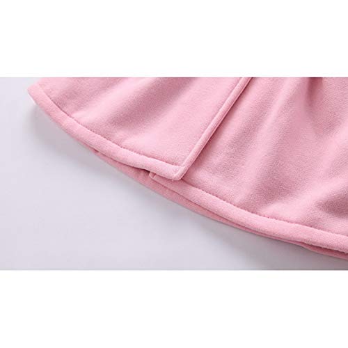 Odziezet Niña Chaqueta con Capucha Chaqueta de Algodón con Orejas de Conejo Otoño e Invierno para Bebés 0-6 años