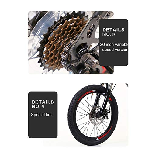 OFFA Bike Niños De Bicicletas De Montaña, 20 24 Inch Niñas Doble Freno De Disco De Velocidad Variable, Adolescentes Carretera Bicicletas, Alto Contenido De Carbono Marco De Acero,For Altura 120-135cm