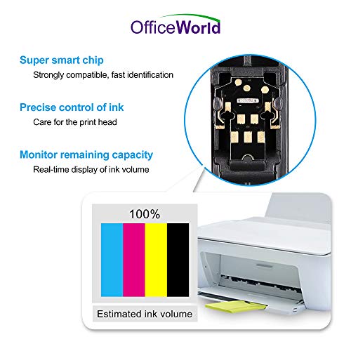 OfficeWorld 16XL Alta Capacidad Cartuchos de Tinta Compatible para Epson 16 con Epson Workforce WF-2630WF WF-2630 WF-2510 WF-2530 WF-2650 WF-2750 WF-2760 WF-2010 WF-2540 WF-2660 WF-2520,18 Multipack