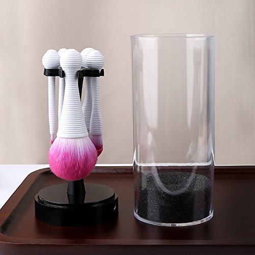 OFKPO Set de 5 Pinceles o Brochas Profesionales para Maquillaje como Ojos,Colorete, Cejas y Polvo ect