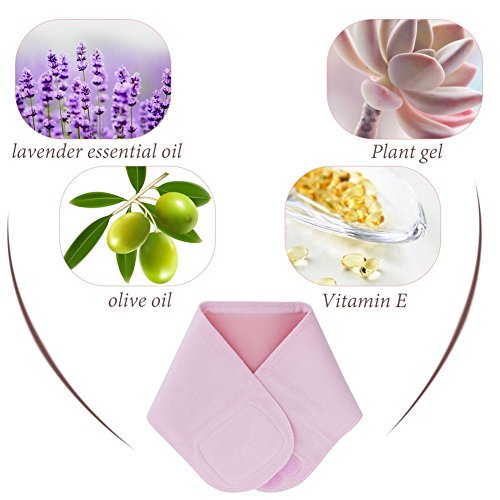 OFKPO SPA Hidratante Gel Cuello Wrap Cuello, Antiarrugas para el Cuello, ¡Reutilizable, ¡¡para un Cuello más Liso y Libre de Arrugas