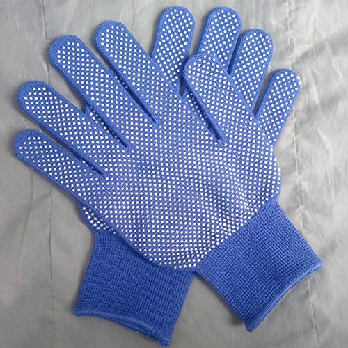 Ogquaton Estilismo superior para el cabello Guante resistente al calor Unisex Rizado para el cabello Alisado de guantes negro