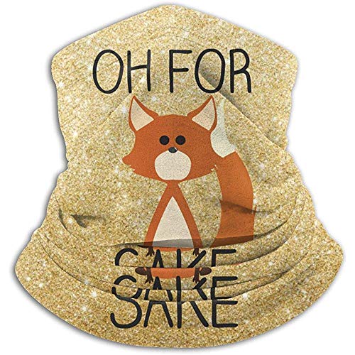 Oh For Fox Sake Neck Warmer Gaiter Ski mascarilla Cubierta para el Invierno