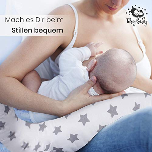 ojín de embarazo largo para dormir de lado XXL - Cojín de lactancia para embarazo, almohada para dormir