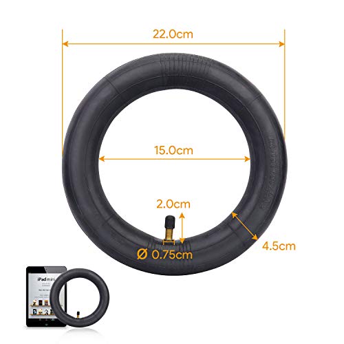 Oladwolf Cámaras de Aire, 2 Piezas Ruedas Macizas Xiaomi M365 Patinete Eléctrico Scooter, Espesar y Resistente al Desgaste Neumático, Rueda Maciza Accesorios Mijia 8 1/2 x2