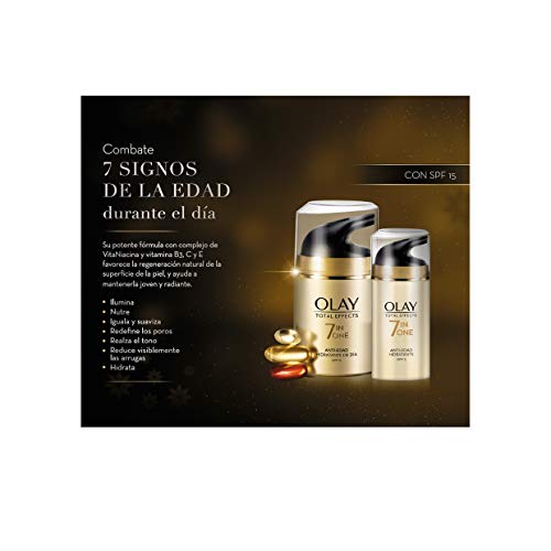 Olay Pack Regalo Anti-Edad Día Total Effect 7 En 1 SPF 15 50 ml + 15 ml