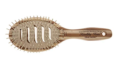 Olivia Garden Healthy Hair HH-P5 Cepillo de Bambú, Ionic Vented Paddle