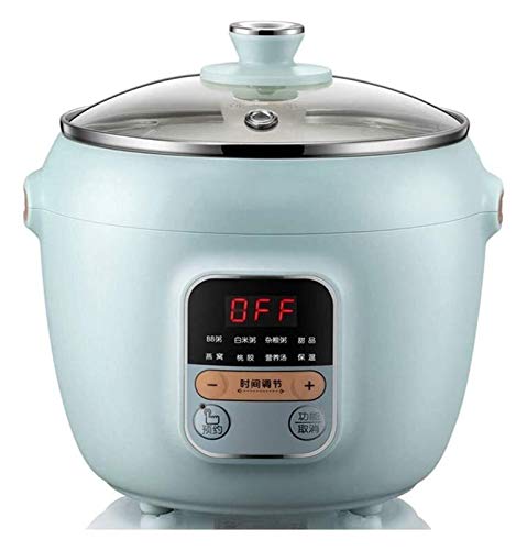 Olla de cocción lenta eléctrica Guisando Pot automática cerámicos de uso doméstico lenta Guisando Pot Gachas fabricante Multi Cooker adecuados for el vapor de Cook sabor delicioso Guiso ( Color : A )