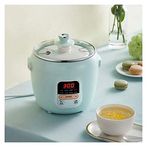 Olla de cocción lenta eléctrica Guisando Pot automática cerámicos de uso doméstico lenta Guisando Pot Gachas fabricante Multi Cooker adecuados for el vapor de Cook sabor delicioso Guiso ( Color : A )