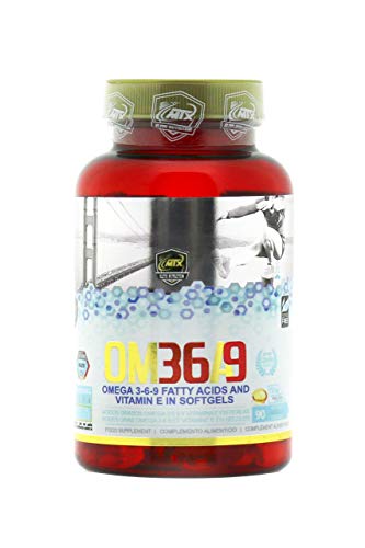 OMEGA 3-6-9 90 Perlas - Ácidos Grasos Esenciales Omega 3 y Vitamina E en perlas de gelatina