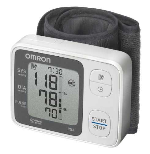 OMRON RS3 - Tensiómetro de muñeca, detección de movimiento corporal y de pulso arrítmico