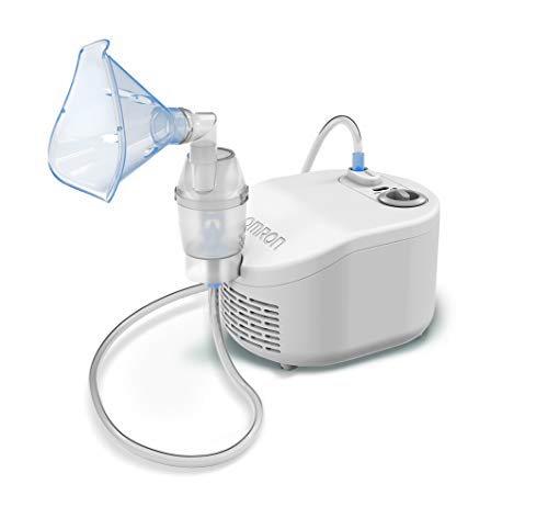 OMRON X101 Nebulizador Easy con mascarilla para tratar tos, resfriados, alergias o asma en niños y adultos