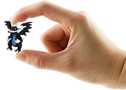 OMZGXGOD Pokemon Figuras ,Mini Figuras de plástico tamaño pequeño Regalo,La Figura de Pokémon Incluye a Pikachu, Charmander, Squirtle, niños(72Piezas) (72)