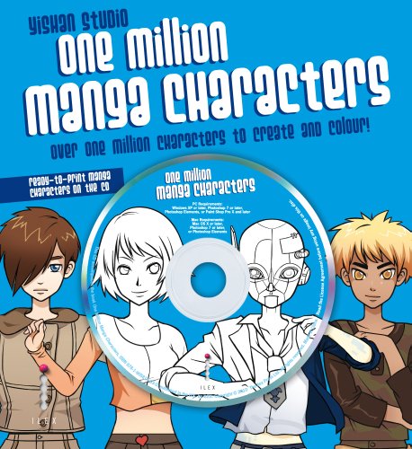 One Million Manga Characters: Over One Million Characters to Create and Colour!
