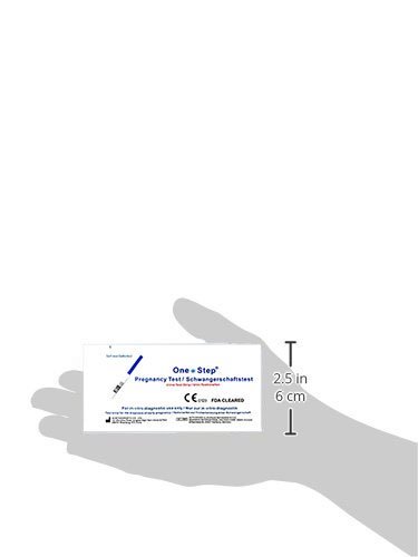 One Step - 15 Pruebas de Ovulación 20 mIU/ml y 5 Tests de Embarazo 10mIU/ml Formato 3,5 mm.