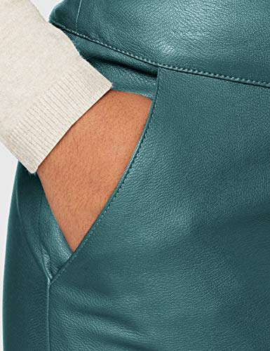 Only ONLBASE Faux Leather Skirt OTW Noos Falda, Verde (Green Gables Green Gables), Large para Mujer