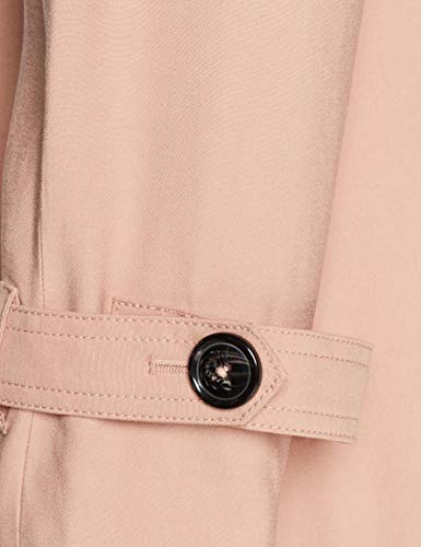 Only Onlemilia Long Trenchcoat CC Otw Abrigo, Rosa (Rose Smoke Rose Smoke), 38 (Talla del Fabricante: Small) para Mujer