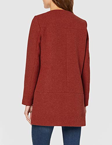 Only Onlkatharina Rianna Wool Coat CC Otw Abrigo, Rojo (Ketchup Detail: Melange), Small para Mujer