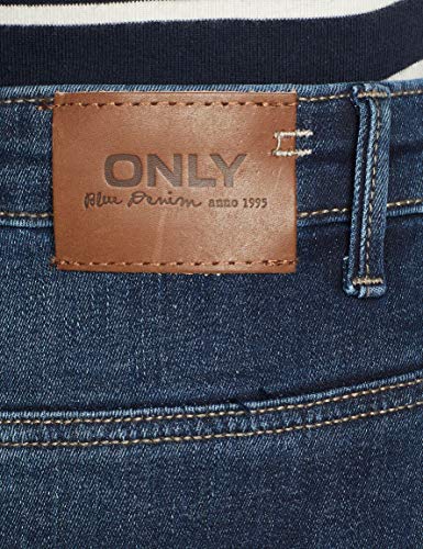Only Onlpaola HW SK Dnm Jeans Azgz878 Noos Vaqueros Skinny, Azul (Dark Blue Denim), W25/L32 (Talla del Fabricante: X-Small) para Mujer