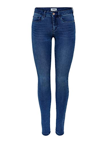 Only onlROYAL REG SKINNY JEANS PIM504 NOOS - Vaqueros Mujer, Azul (Medium Blue Denim), M / L32 (ES 38)