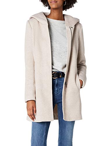 Only Onlsedona Light Coat Otw Noos Abrigo, Marrón (Etherea Detail:Melange), 34 (Talla del Fabricante: X-Small) para Mujer