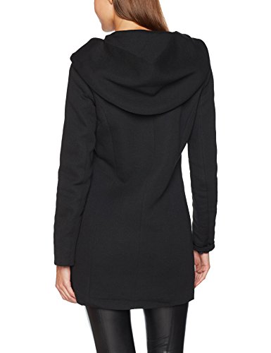 Only Onlsedona Light Coat Otw Noos Abrigo, Negro (Black Black), 34 (Talla del Fabricante: X-Small) para Mujer