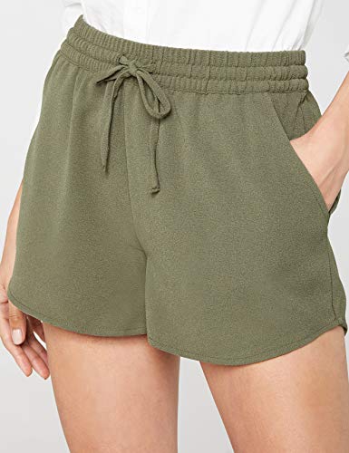 Only Onlturner Shorts Wvn Noos Pantalones Cortos, Verde (Kalamata Kalamata), 40 (Talla del Fabricante: 38) para Mujer