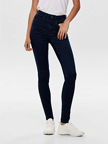 ONLY Royal High Skinny Jeans Pim101 Noos, Mujer, Azul (Dark Blue Denim), 42 /L34 (Talla del fabricante: X-Large)
