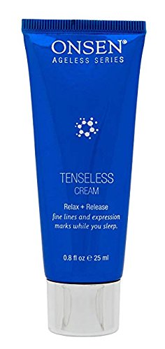 Onsen Tenseless Crema facial antiarrugas Dermatólogos Recomendado Grado profesional y alto rendimiento Hecho en EE. UU. 0,8 oz (25 ml)