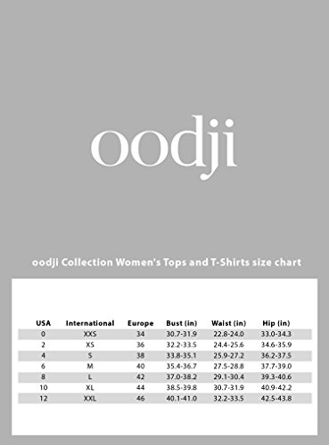 oodji Collection Mujer Camiseta de Manga Larga, Morado, ES 40 / M