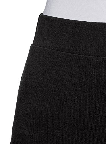 oodji Ultra Mujer Falda Lápiz Básica, Negro, ES 40 / M