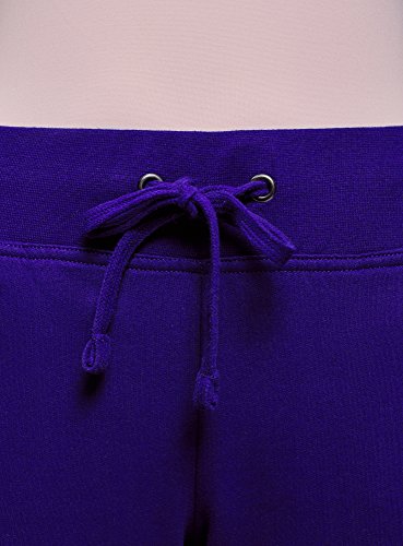 oodji Ultra Mujer Pantalones de Punto Deportivos, Azul, ES 38 / S