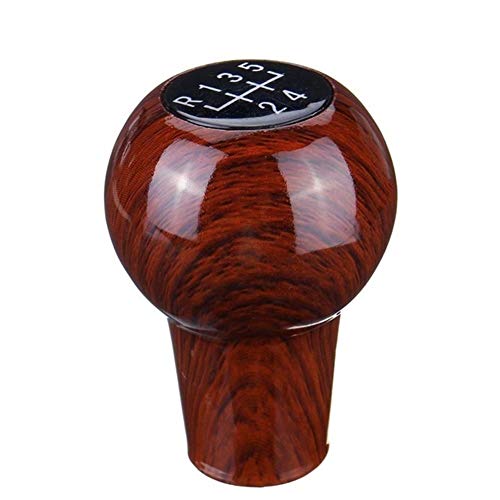 OooyaA Ajuste for/Volkswagen de 5 velocidades Shift Knob Coche Volkswagen Golf MK2 II en Forma for el/Jetta II (Color Name : Brown)