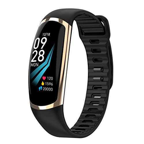 OPAKY Pulsera Monitor de Actividad Pulsómetro y Podómetro para Mujeres Hombres Fitness Sport Smart Watch Presión Arterial Pulsera Monitor de Ritmo Cardíaco