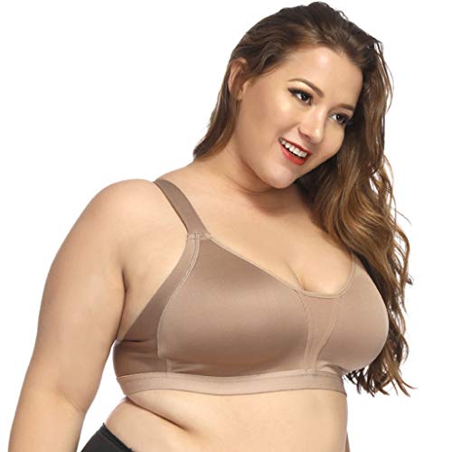 OPAKY Sujetador de Cobertura Total sin Costuras para Mujer Sujetador de Embarazo y Lactancia Premamá Cómodo Sujetador Reductor Minimizador para Pecho Grandes para Mujer