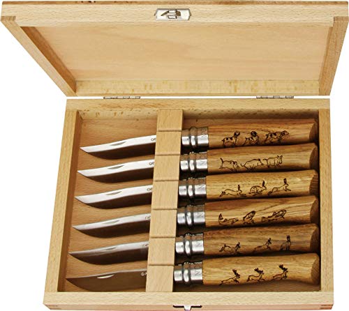 Opinel O001637 Caja de Coleccionista de 6 Navajas N°08, Unisex, marrón, M