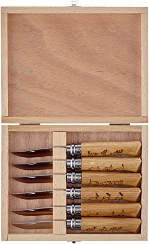 Opinel O001637 Caja de Coleccionista de 6 Navajas N°08, Unisex, marrón, M