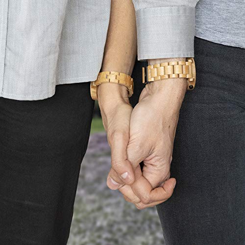 Opis UR-M1 (Arce Blanco) Reloj de Madera para Hombre/Reloj de Pulsera de Madera/Reloj Pulsera Vintage para Hombre