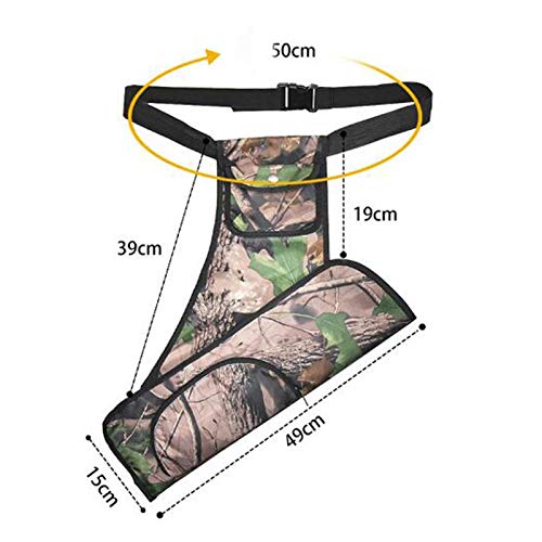 OPNIGHDYMD Aljaba, Sistema de Bolsa de la Cintura Colgado Carry y Bolsillos for la Caza de práctica de Tiro Objetivo, Resistentes al Desgaste de Tela Oxford