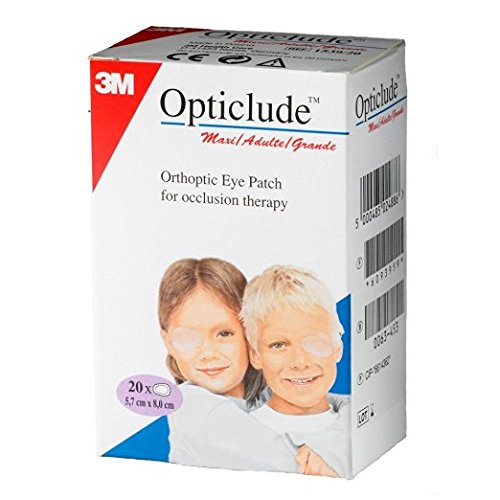 Opticlude ortópticas de Niños y Niñas de ojos Parches color (Tamaño Maxi, 30 Pack)