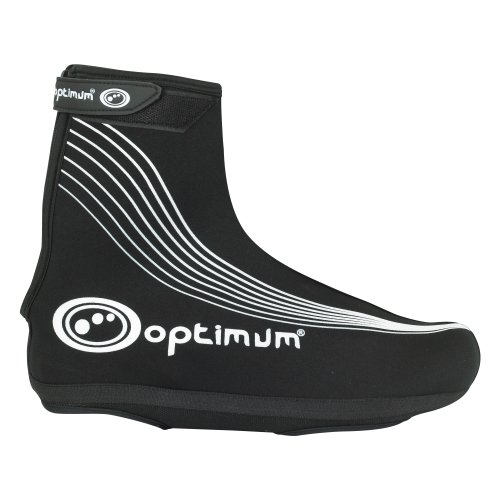 OPTIMUM - Cubrezapatillas de Neopreno para Ciclismo Negro Negro Talla:Mediano